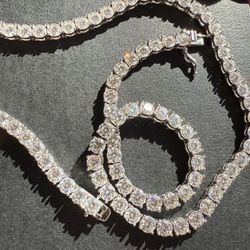 Moissanite Tennis Chain