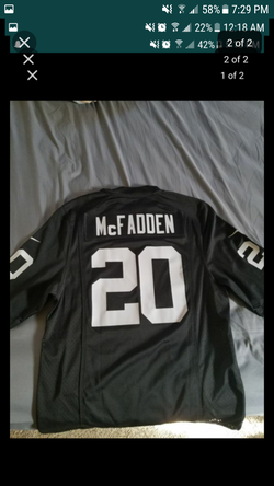 Raider jersey mcfadden