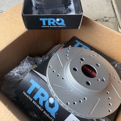 Break Pads And Pair Of Rotor