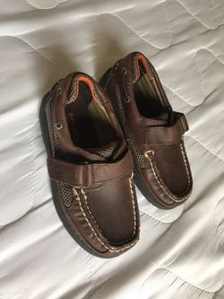 Toddler boys leather Sperry Top Siders size 9m