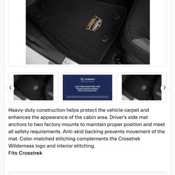 Floor Mats For 2025  Subaru Crosstrek 