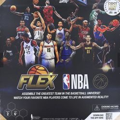 NBA FLEX AUGMENTED REALITY BASKETBALL BOARD GAME NEW SEALED