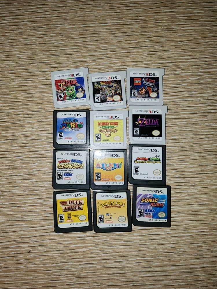 Nintendo Ds And 3DS Games