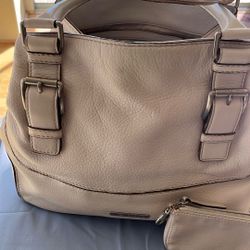 Michael Kors white Bag Purse With Coin Purse