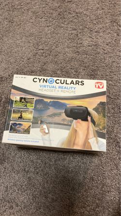 Cynoculars headset and remote-virtual reality