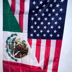 USA And Mexico Flag