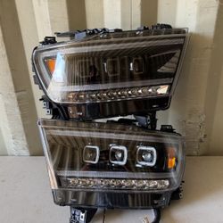 Dodge ram 1500 led headlight year 2019 to 2024