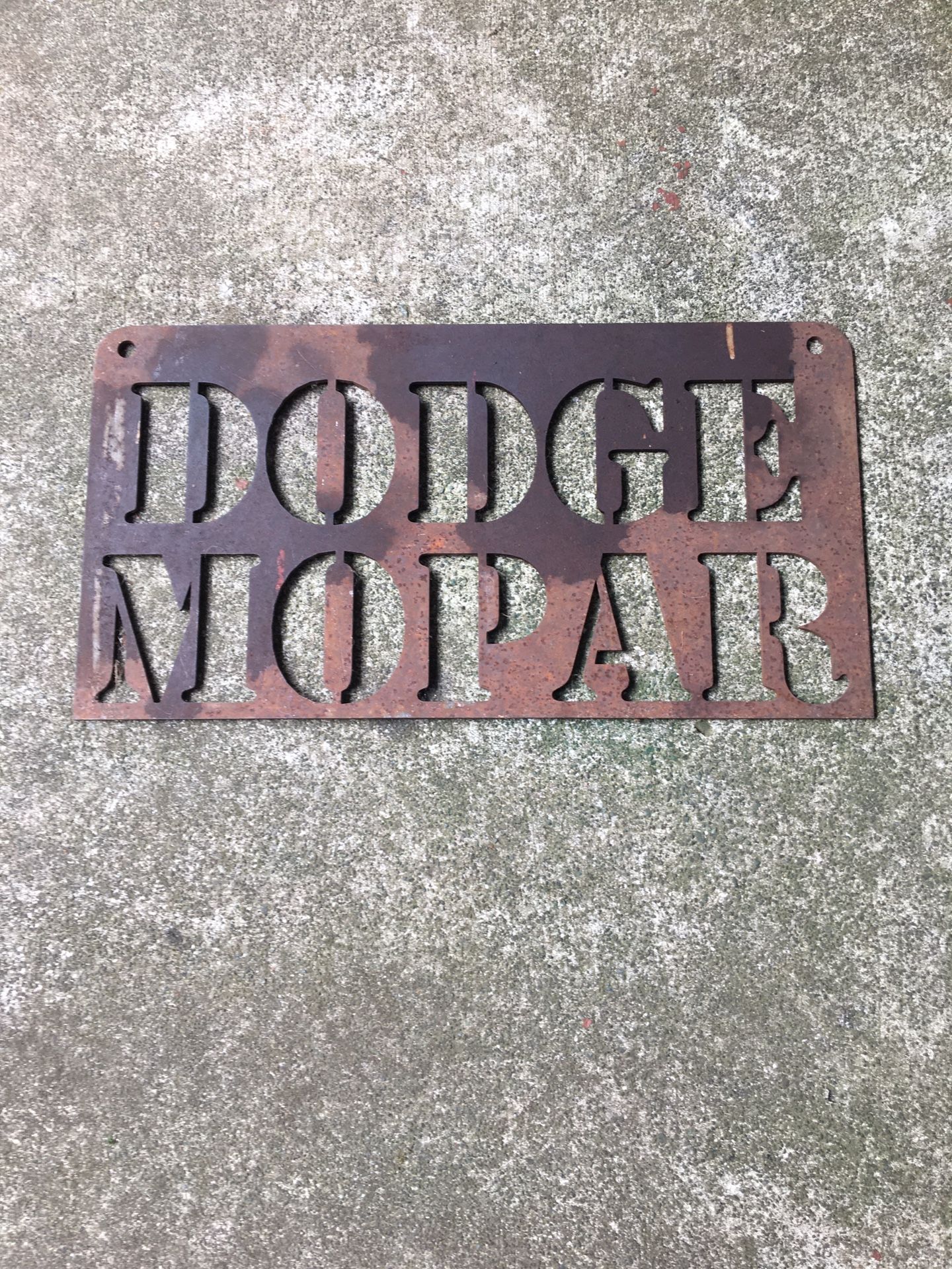 Dodge Mopar Steel Plate