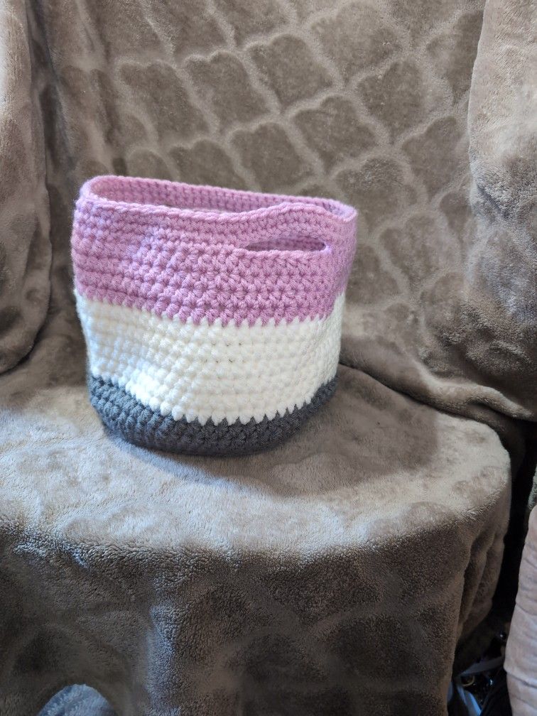 Small Crocheted Basket