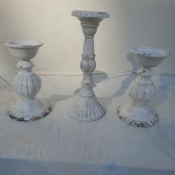 Pottery Barn/ Leah Candle Holders