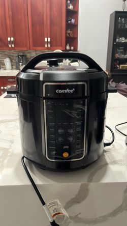 COMFEE’ 12-in-1 Electric Pressure Cooker, Instant Multi, Non-Stick Pot, Yogurt Maker, Rice Cooker, Slow, Sauté Steamer, Pressure Cooker 6 Quart Black
