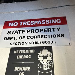 No Trespassing Sign