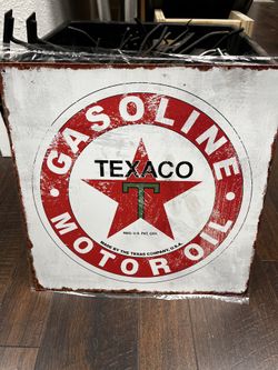 Texaco Metal Sign