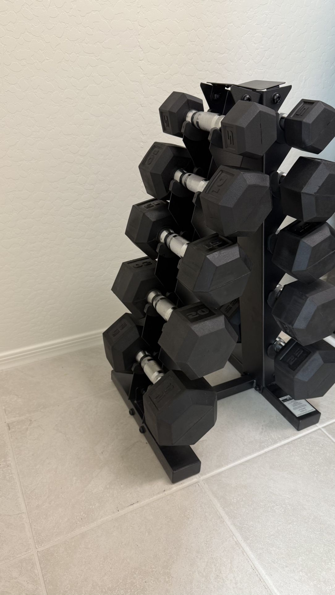 Dumbbells Set With Stand