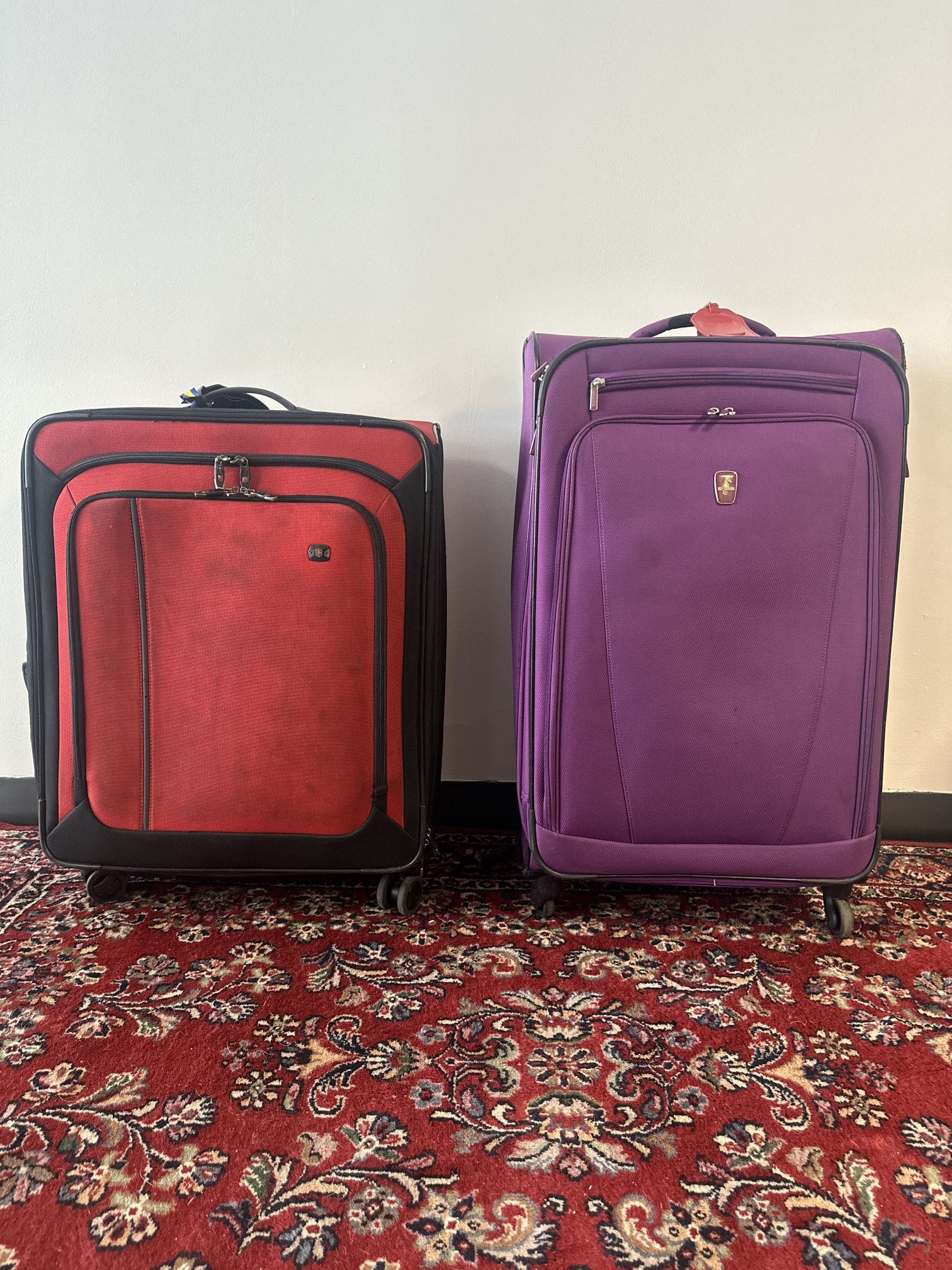 $15 each luggage & Small bags $5