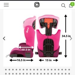 Diono Cambria 2 high back booster seat for car