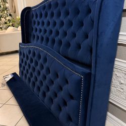 King Size Upholstered Bed Frame 