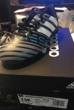 Nemeziz Messi size 13 ,12,or 12 1/2 (kids size)
