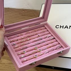 Box Of Jewelry Size 6-10 14k Gold Rings 