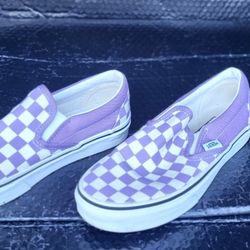 Brand New Lavender Slip On Van's Never Worn