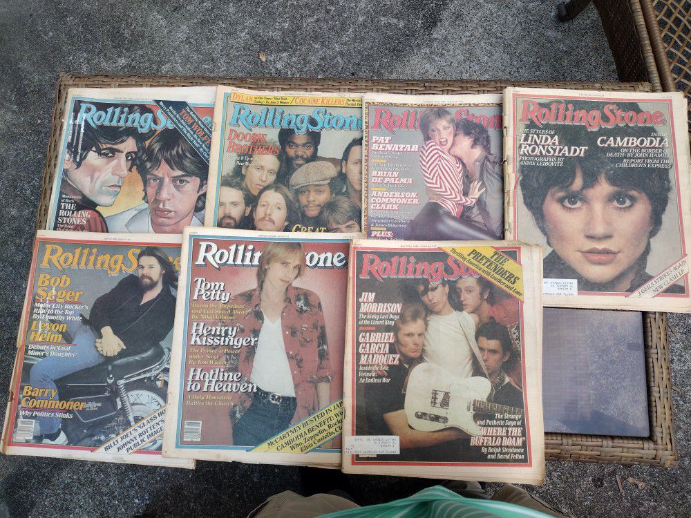 7 Vintage Rolling Stone Paper Magazine's 