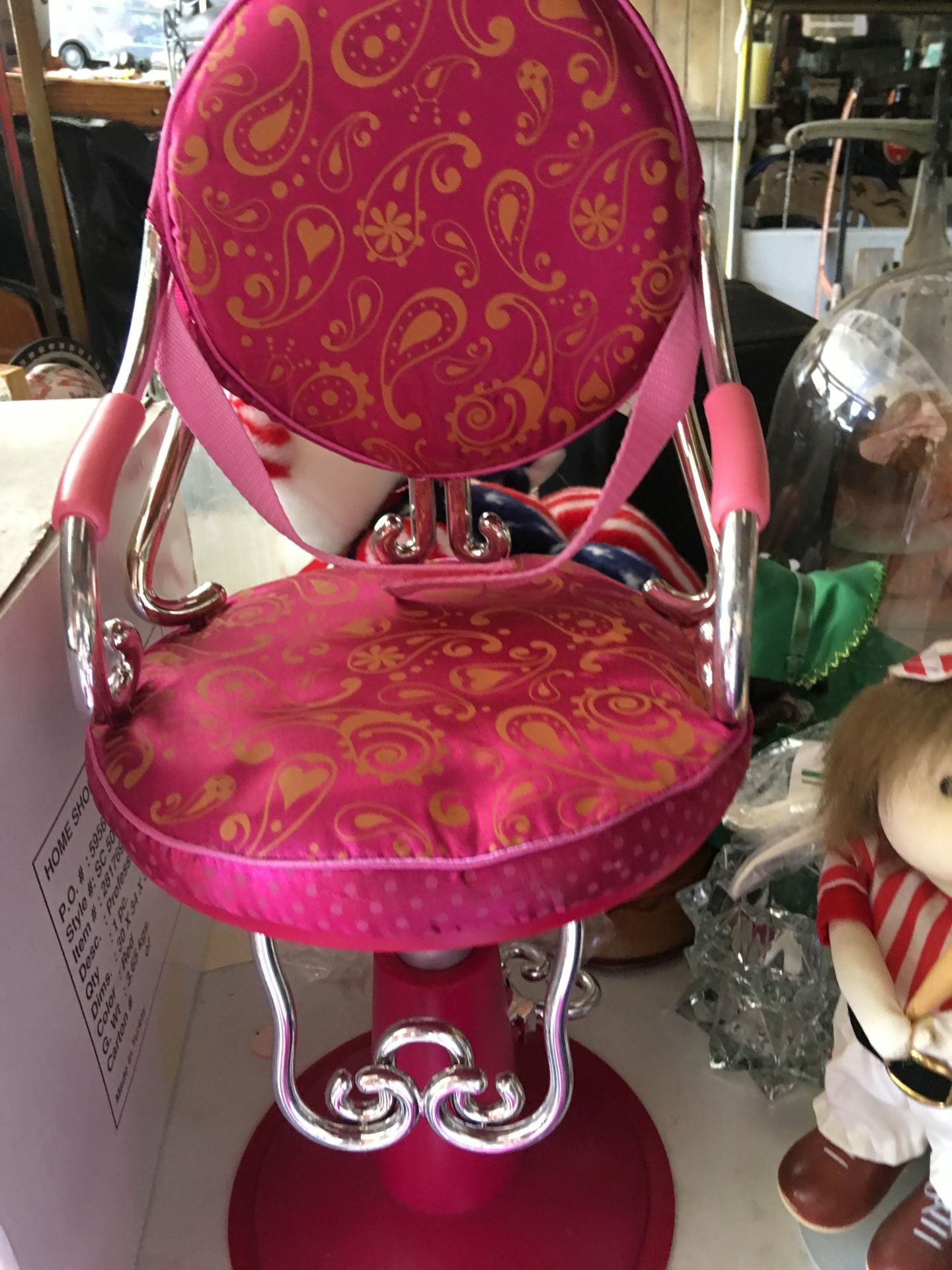 Doll Beauty Parlor Chair