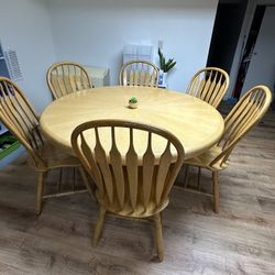 Table And 8 Chairs 