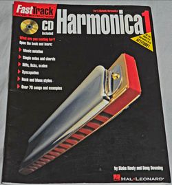 2000 FastTrack Harmonica 1 – Beginner Instruction Book | Hal Leonard | C Diatonic