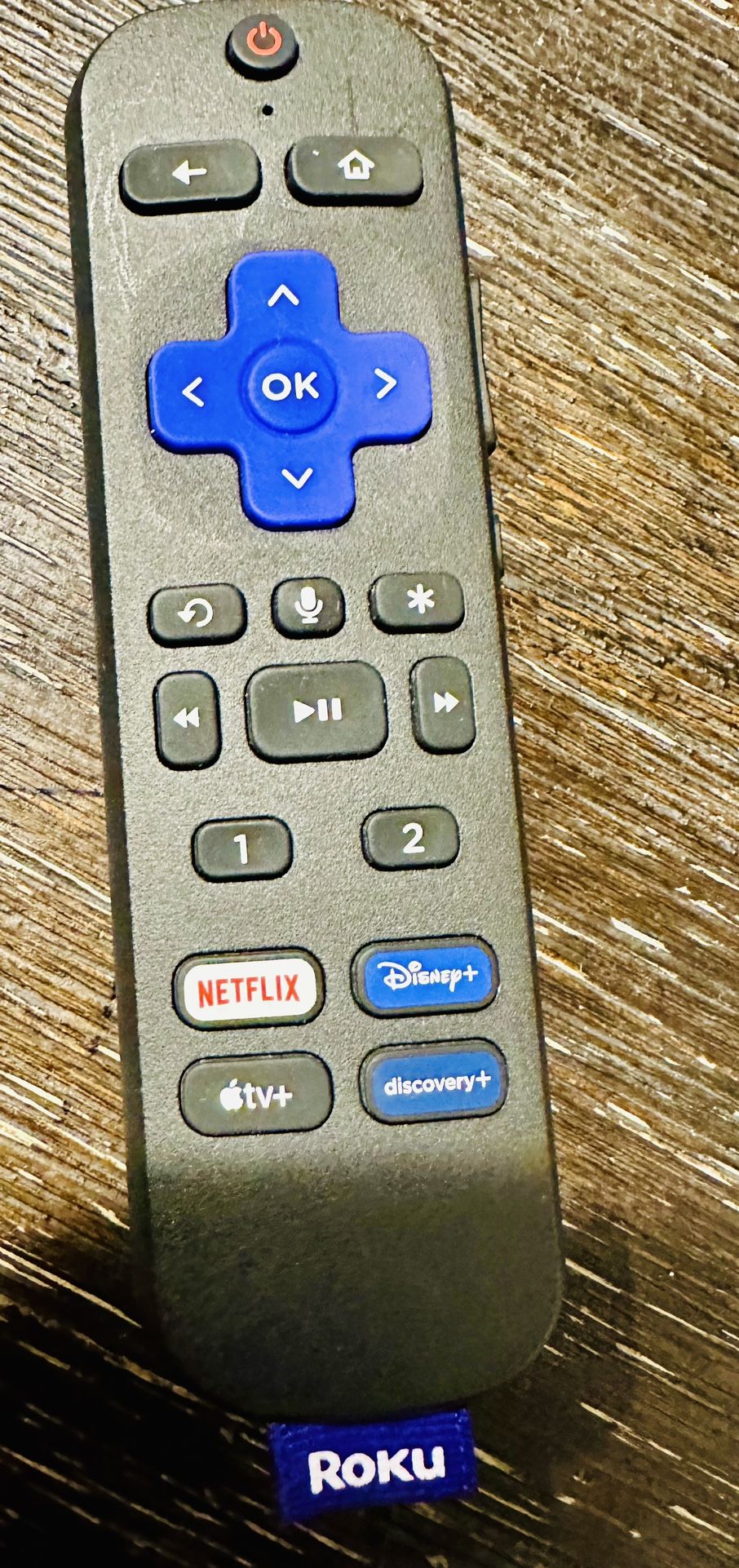 Roku Remote USB-C Rechargeable, And Voice Controlled