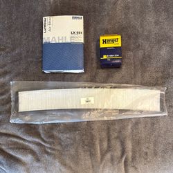 BMW Maintenance Filter Bundle — Engine Oil Filter Kit + Engine Air Filter + Cabin Air Filter