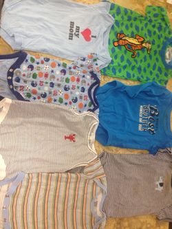 Seven 12-Month, Boys, Onesies