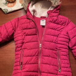 Girls Frost Free Hooded Winter Jacket