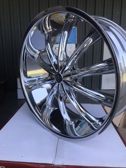 24/10⚡️5 lugs💥Dodge / Ford / 4 NeW wheels ⚡️2 years warranty ⚡️Chrome 💥989$