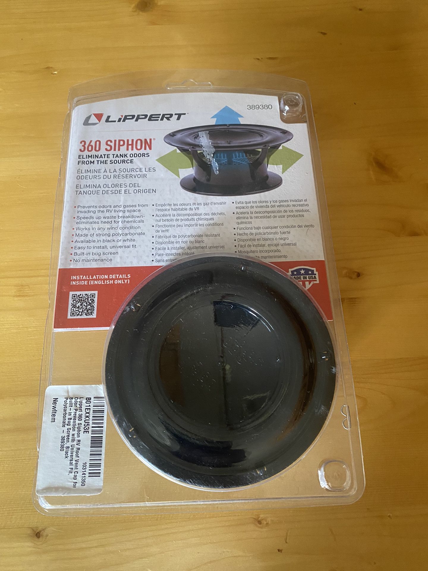Rv Siphon Vent For Grey And Black Tank