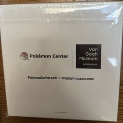 Pokemon Center Van Gogh Museum Pin Box Set (6 Pins) Sealed