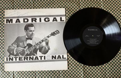 Rare Jose Madrigal Vinyl LP Madrigal International 11374 Latin Jazz SIGNED VG+