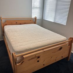 Queen Bed With Mattress And Bed Frame - DELIVERY AVAILABLE