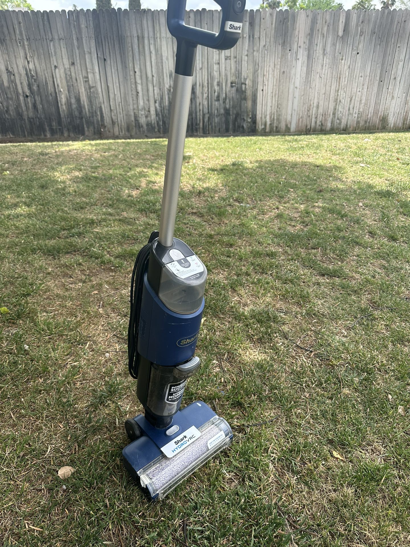 Used It In Great Condition Shark HydroVac XL 3 in 1 Vacuum, Mop, and Self Cleaning Corded System for Hardwood, Tile, Marble, & Area Rugs, Navy