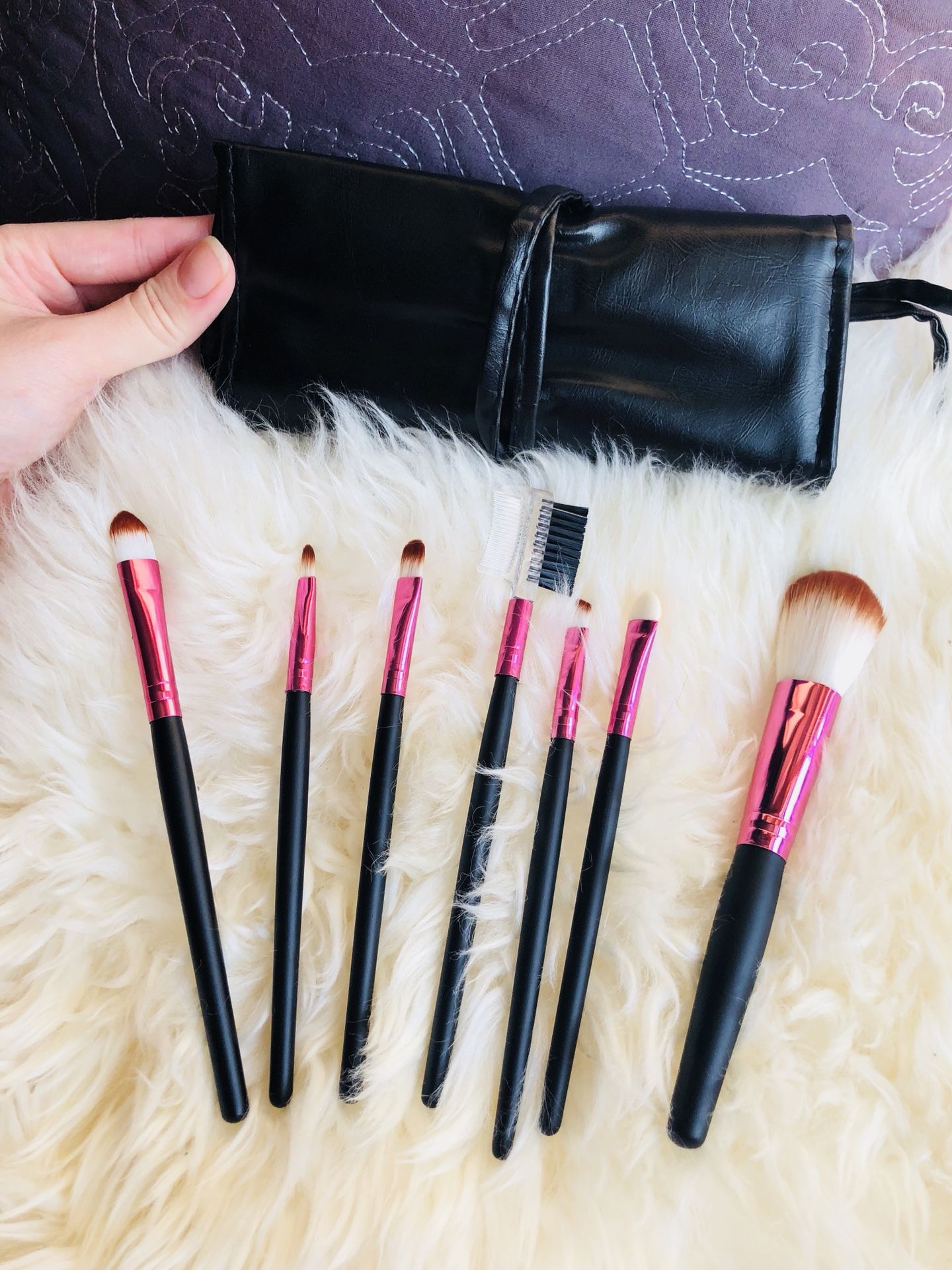 Makeup Brushes With Bag