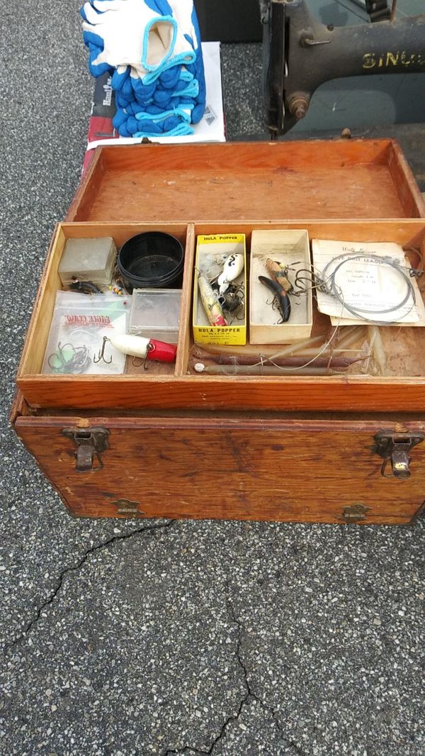 Antique fishing tackle box for Sale in Pomona, CA OfferUp