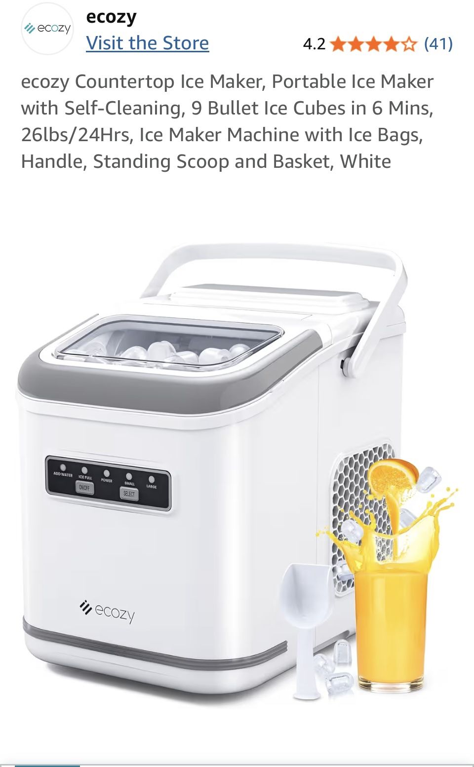 ecozy Ice Maker