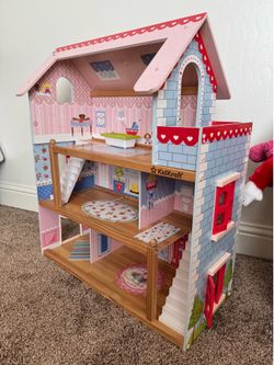 KidKraft Chelsea Doll Cottage Wooden Dollhouse