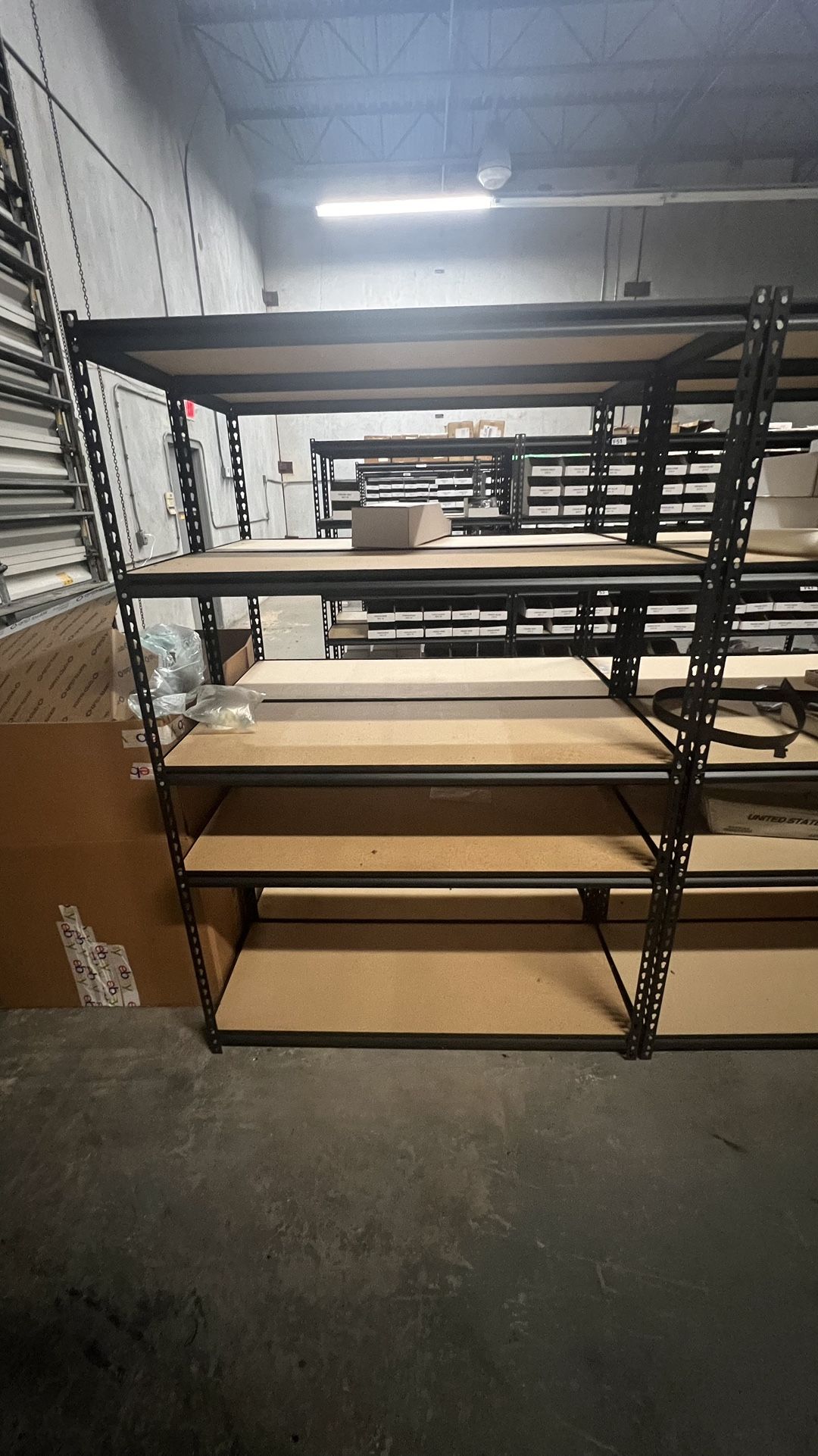 Garage Shelving Metal Storage Shelves 48" W x 18" D x 72" H Adjustable Heavy Duty Shelving for Garage,3000lbs