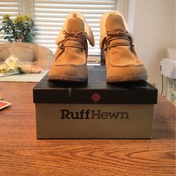 Women RuffHewn Suede/leather Booties (new)NOT SOLD Mark In Error 