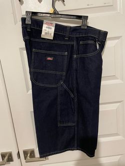 Mens Dickies Carpenter shorts   Black/blue   Size 38/40
