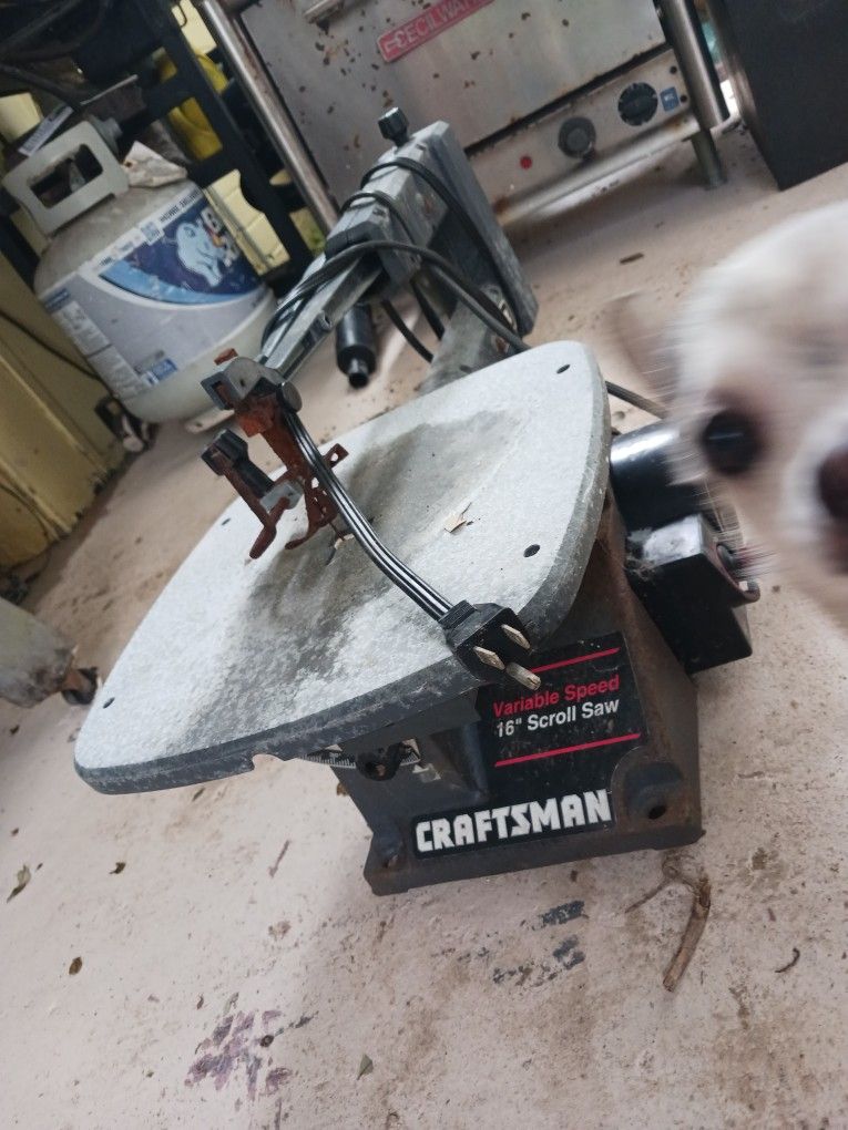 Vario Speed 16 Inch Scroll Saw Craftsman
