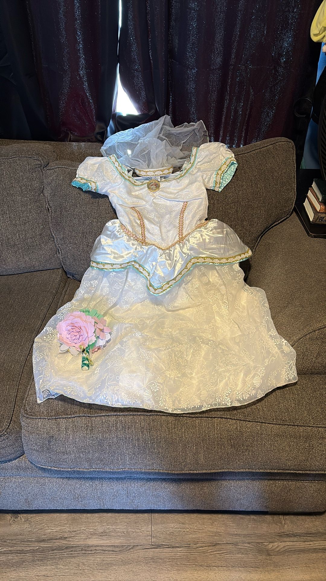 Little Mermaid Wedding Dress Costume