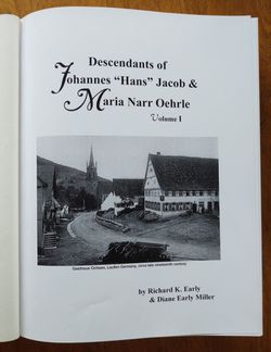 Descendants of Johannes Jacob & Maria Narr Oehrle, V. I