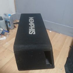 Speaker Box No Speakers Brand New Box 