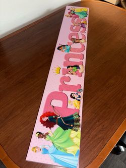 Disney princess decorative wooden wall frame
